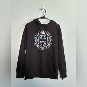 Ed Sheeran Divide World Tour Hoodie Adult Band Merch Sweatshirt Black Adult S